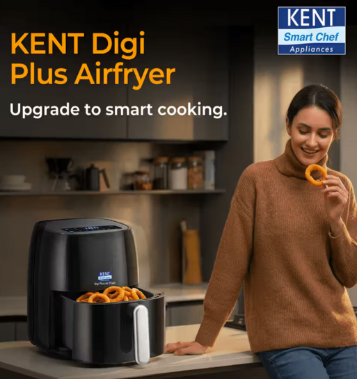 Instamart - Kent Digi Plus Air Fryer | 4L Capacity & 1300W