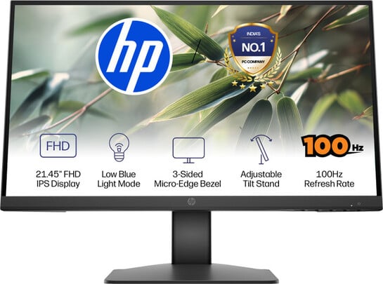 Click to enlarge HP Series 3 Pro 54.48 cm (22 inch) Full HD LED Backlit IPS Panel with Eye Ease, 3-Sided Micro-Edge