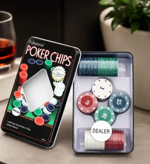 Zepto : Toyshine Casino Style 100 Pcs Poker Chips Set