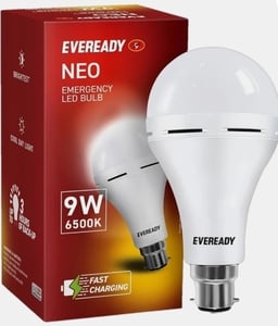 Flipkart: Eveready 9W Rechargeable Bulb, Ideal for Powercuts, Energy Efficient 4 hrs Bulb Emergency Light