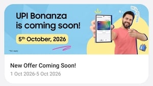 Samsung Wallet: New offer coming soon. UPI Bonanza is coming soon (Live on October 5th)