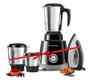Longway Roto Max 500W Mixer Grinder + 1100W Dry Iron