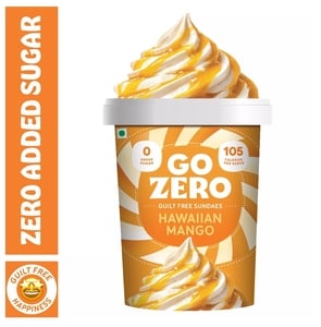 Go Zero Hawaiian Mango Sundae Guilt Free Ice cream Tub