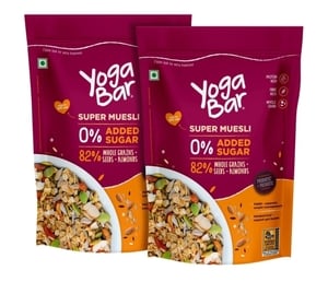 yogabar Muesli 800g No Added Sugar