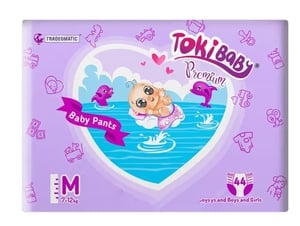 Click to enlarge TOKIBABY Premium M 44: Ultra-Thin Diapers,