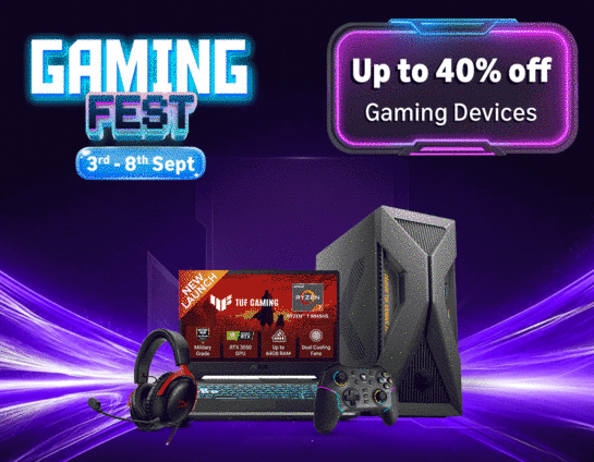Amazon Gaming Fest Up To 40% off on Gaming Devices (3rd - 8th Sept)