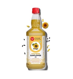 INDICWISDOM Wood Cold Pressed Sunflower Oil (Extracted on Wooden Churner) on Instamart