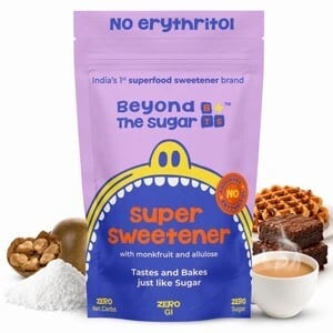 [70 % coins back]. Beyond The Sugar Monk Fruit & Allulose Natural Sweetener | (150 g)