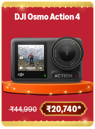 (Upcoming) DJI Osmo Action 4 Standard Combo, Waterproof Action Camera Vlogging Camera1