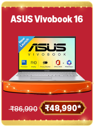 (Upcoming) ASUS Vivobook 15 (2026) Intel Core 3 100U (i3-14th Gen) Intel iGPU,8GB RAM,512GB SSD