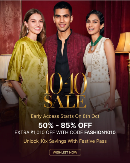 Click to enlarge (Upcoming) Tata CLiQ : 10/10 Sale Start From 8th October 50-85% Off