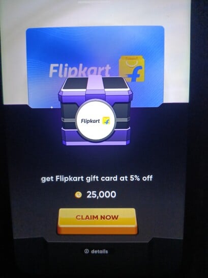 Flipkart 3k gv @5%