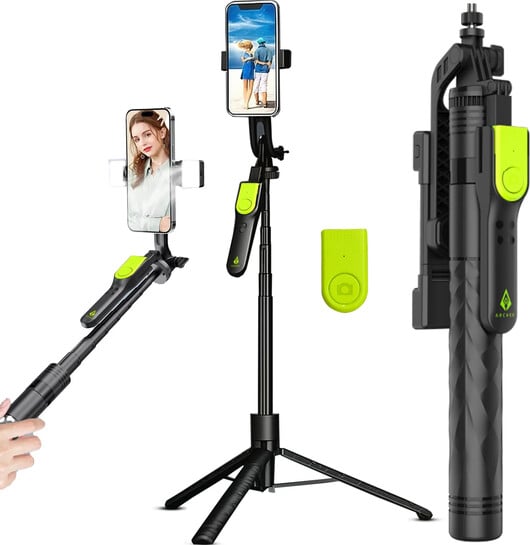 Tizum Multifunctional Selfie Stick with Tripod & Bluetooth Remote @ ₹898 | 55% OFF!