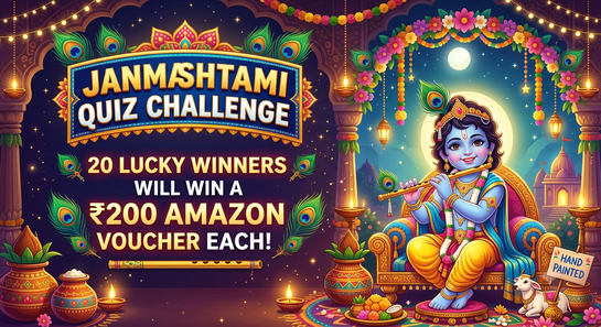 20 Lucky Winners Will Win a ₹200 Amazon Voucher Each!