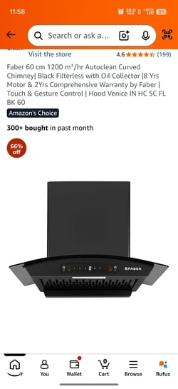 Click to enlarge Faber Chimney at 8491