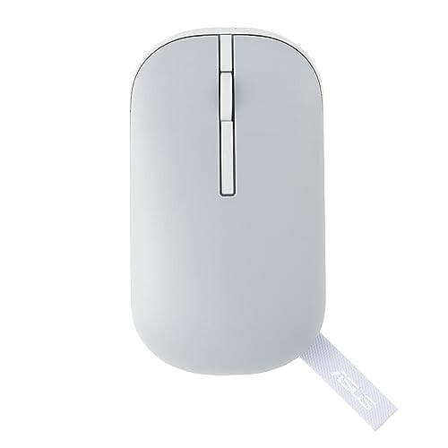 Click to enlarge ASUS Marshmallow MD100 Wireless Bluetooth Mouse with Dual Mode (Bluetooth 5.0 & 2.4GHz), Silent Clicks, Adjustable 800/1000/1600 DPI, Multi-Device, Ergonomic Design, Grey, 1-Year Warranty