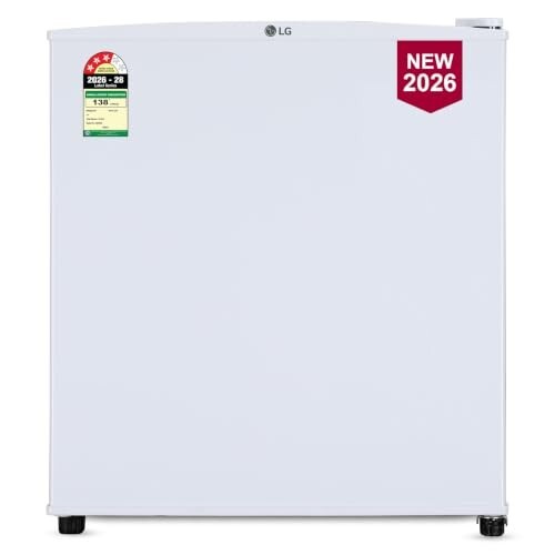 Click to enlarge LG 43 L 3 Star Direct Cool Minibar Single Door Refrigerator (GLD0536VRSW, Super White)