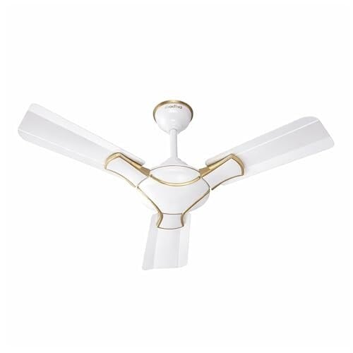ACTIVA Corolla 900mm High Speed Ceiling Fan | 650 RPM 36-Inch Anti-Dust Fan (Pearl Ivory)