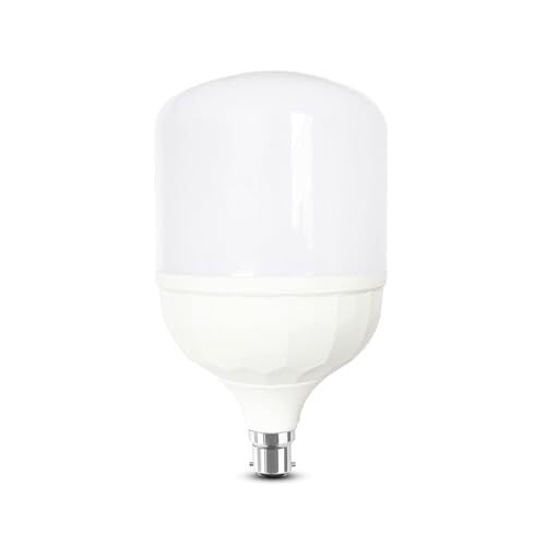 LUKER JVLuker 48W LED Bulb B22 Base Energy Efficient Light 120 Degree Wide Beam Coverage High CRI Surge Protection Lights for Home and Office Indoor & Outdoor, 1 Year Warranty (Pack of 1, White)