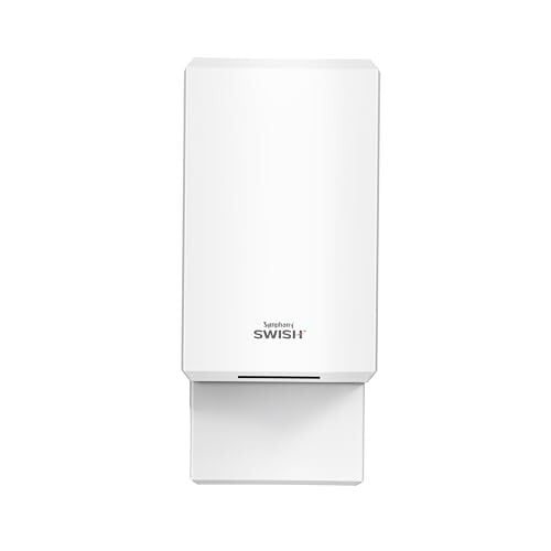Symphony Swish 3L Instant Water Heater | 3KW Heating | Fast Heating for Kitchen & Bathroom Application | High Rise Compatible| Copper Heating Element| Color Changing LED Color | Free Installation