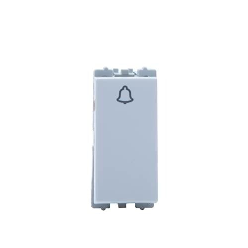 Wipro Northwest Nowa 6A Bell Push, White (pack of 20)