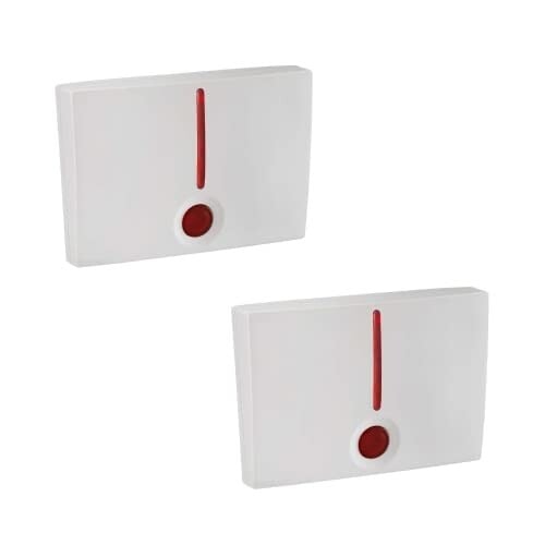 Anchor by Panasonic Wahe Guru Door Bell for Home and Office (Pack of 2, White)