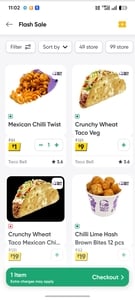 LOOT LIVE | Swiggy Dineout : Taco Bell at Just ₹1