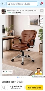 100% supercoin back on office chair