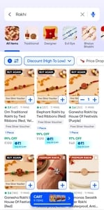 RAKHI @1 Rs. again with multiple options