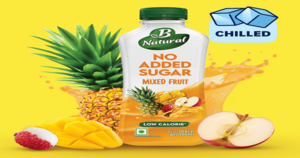 Click to enlarge B Natural No Added Sugar Mixed Fruit -750 ml