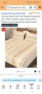 Portico New York Flat Double Bedsheet Set 100% Cotton Super Soft with 2 Pillow Covers Radiance (Light Pink)