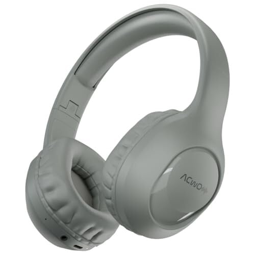 ACwO Twister 313 Wireless Over-Ear Headphones with 40mm Bass BoomX™ Drivers (Quick Silver)