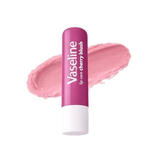 Vaseline Lip Care | Cherry Blush Tinted Lip Balm Stick | up to 48Hr moisturization | 4.8g