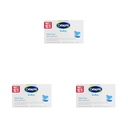 [PRICE ERROR] Cetaphil Baby Mild Cleansing Bar 100g × 3 Pack