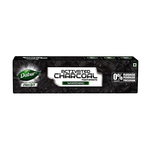 [Amazon Now/Fresh] DABUR Herb'L Activated Charcoal Toothpaste 120gm (Pack of 1)