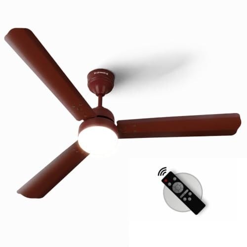 Click to enlarge LONGWAY Luminair 1200 mm BLDC Ceiling Fan with Remote Control & LED Light