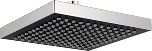 DELTA FAUCET | 8inch Square Raincan Shower Head| Touch-Clean Technology (Polished Chrome) | Overhead Shower | RP50841