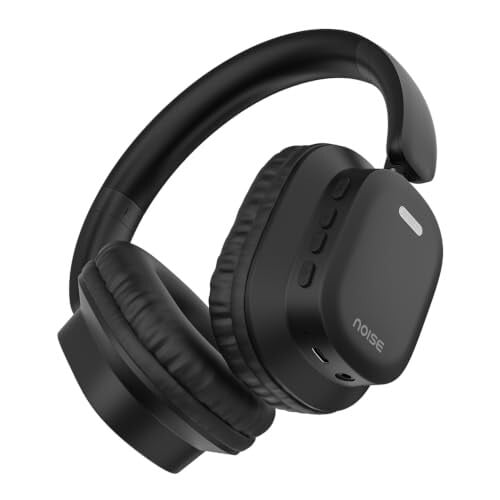 Noise Newly Launched Airwave Max 2 Wireless On-Ear Headphones with 50H Playtime, (Bold Black)