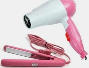 skrynnzer Mini Hair Straightner With Hair Drayer Hair1 Hair Straightener (Multicolor)