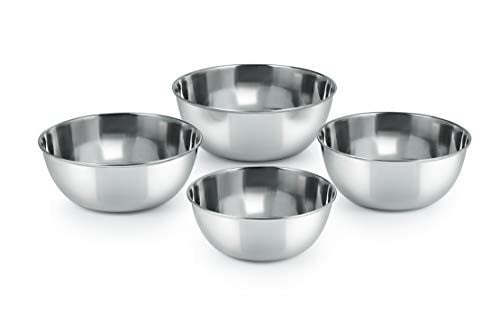 Neelam Stainless Steel 5.5, 22 Gauge Prem 200 ml Vati, Set of 6 [24% Coupon]