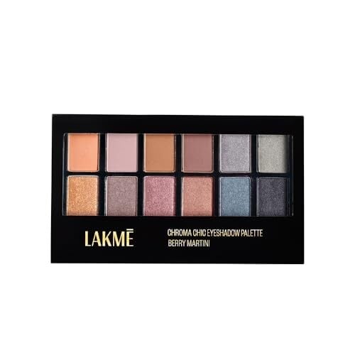 Lakmé Glitterati Chroma Chic Eye Shadow Palette |12 g