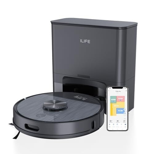 ILIFE T20s Pro 2-in-1 Vacuum & Mop with 10-Week Self-Emptying Dust Station