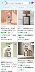 NIZZZ perfume || 100% supercoin back || Lots of options available