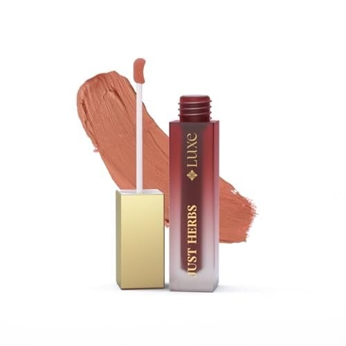 Just Herbs Luxe Dream Muse Mousse Liquid Lipstick  3.5 ml (04 AMBER HONEY)