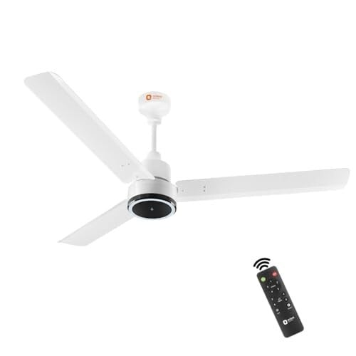 Orient Electric Zeno 1200mm BLDC Ceiling Fan with Remote | 5 Star Rated Energy Saving Fan (White)