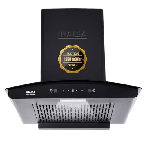 [HDFC / ICICI / AXIS CC EMI] INALSA 60cm Filterless Kitchen Chimney | 1250 m³/hr | 7-Year Motor Warranty
