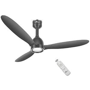 RR Signature COMFYGLOW 1250mm BLDC Underlight Ceiling Fan with 100% Pure Copper Motor - 35W | 350 RPM High Speed | Remote Control & LED Light | 3 Light Modes | 3 Year Warranty - Venetian Grey