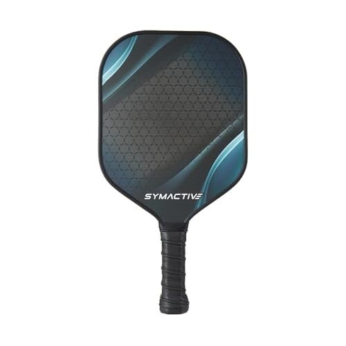 Click to enlarge Amazon Brand – Symactive Fiberglass Pickleball Paddle | 16mm Core Lightweight Racket for Indoor & Outdoor Play