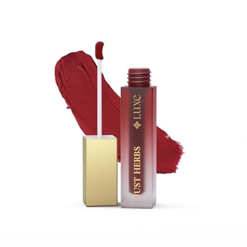 Just Herbs Luxe Dream Muse Mousse Liquid Lipstick | (08 MAROON DESIRE)