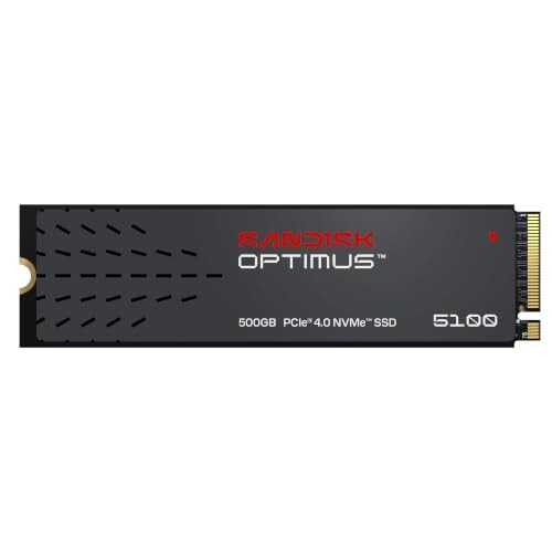 SANDISK Optimus™ 5100 NVMe™ SSD, 500GB, Upto 6600MB/s R, 5600MB/s W Gaming Storage, Internal Solid State Drive (SDSP51500GAN-000E0)